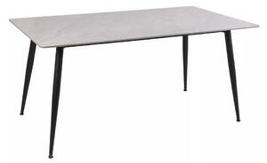 Jídelní stůl Rion 160 x 90 cm, šedá / černá