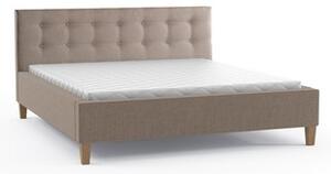 Čalouněná postel DAVID rozměr 90x200 cm Béžová