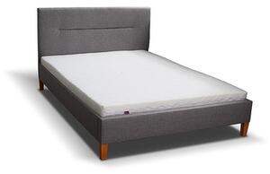Čalouněná postel KAROLÍNA šedá rozměr 80x200 cm