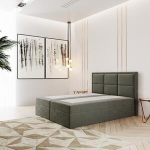 Čalouněná postel ROMA rozměr 140x200 cm Zelená