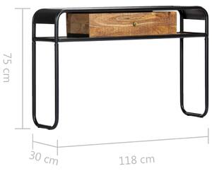 Konzolový stolek - masivní mangovníkové dřevo | 118x30x75 cm