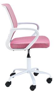 Ak furniture Dětská otočná židle FAUN růžová