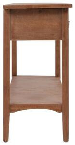 Konzolový stolek z masivní jedle - hnědý | 126x40x77,5 cm
