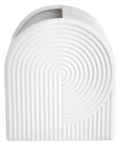 CURVE Váza 14 cm - bílá