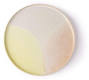 Keramický dezertní talíř 80's Pink/Yellow 18,7 cm
