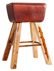 Barová židle LEDA - hnědá