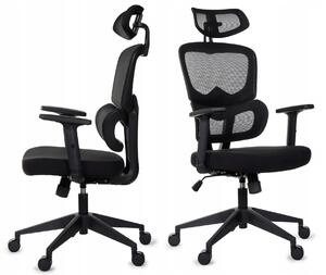 Ergonomické kancelářské křeslo GIOSEDIO FXA004 s nastavitelnými područkami, BOZP