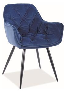 Jídelní židle CHERRY MATT VELVET Barva: Zelená / velvet 75