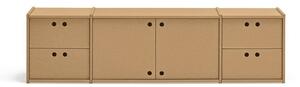 TV stolek v přírodní barvě 157x42x40 cm Wally – Teulat