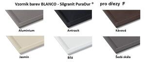 Blanco AXIA III 6 S-F InFino Silgranit černá sklen.kráj.deska dřez vlevo s exc