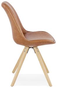 Kokoon Design Jídelní židle Kokoon Nampa | hnědo-přírodní