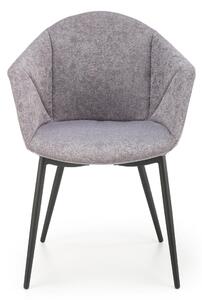 Jídelní židle SCK-420 šedá/černá