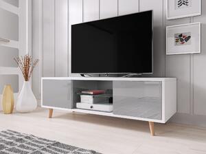 VIVALDI Televizní stolek Sweden bílý/šedý