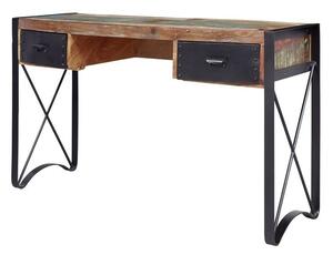 INDUSTRY Psací stůl 135x50 cm, litina a staré dřevo