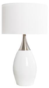 Stolná lampa CARLY 60 cm - biela