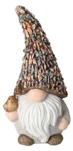 Zahradní figurka z polyresinu Gnome, 30 cm, vícebarevná