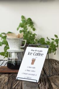 Kovová cedule Ice Coffee