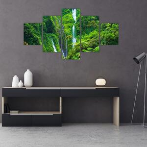 Obraz - Vodopády Madakaripura, východní Java, Indonésie (125x70 cm)