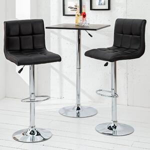 Barová stolička MODERN 90-115 cm - čierna