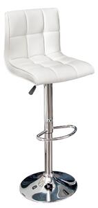 Barová židle MODERN 90-115 cm – bílá