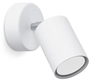 Bodové svítidlo Lemmi, 1x bílé kovové stínítko, (možnost polohování)