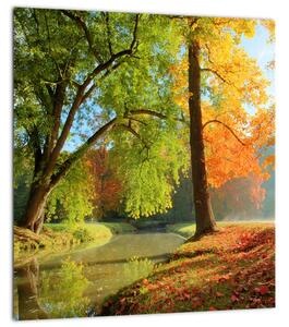 Obraz - Klidná podzimní krajina (30x30 cm)