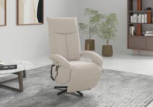 RELAXAČNÍ KŘESLO, textil, krémová Sit & More - Online Only křesla & taburety, Online Only