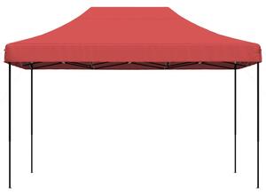Skládací party stan pop-up vínový 410 x 279 x 315 cm