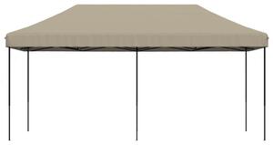 Skládací party stan pop-up taupe 580 x 292 x 315 cm