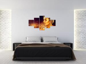 Obraz - Zlatá královna (125x70 cm)