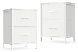 Set dvou nočních stolků LGS112WH01 (2 ks)