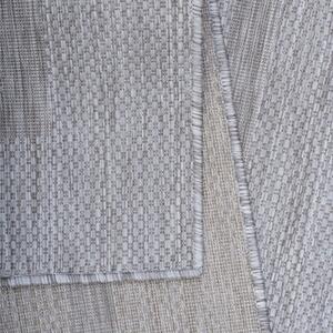 Vopi | Kusový venkovní koberec Relax 4311 silver - Kruh 120 cm průměr