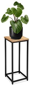 TZB Květinový stojan Loft Arben 60 cm černý/dub Craft
