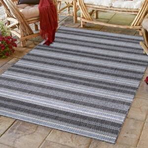 Vopi | Kusový venkovní koberec Sunny 4411 black - 80 x 150 cm