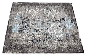 BLOK Koberec 300x200 cm - modrá, černá, šedá