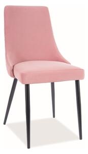 Signal Jídelní židle Piano B MATT VELVET Barva: Růžová