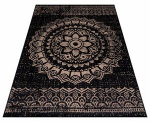 Vopi | Kusový venkovní koberec Sunny 4417 black - 280 x 370 cm