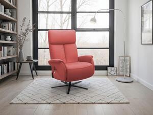 RELAXAČNÍ KŘESLO, kůže, červená Sit & More - Online Only křesla & taburety, Online Only