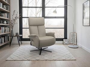 RELAXAČNÍ KŘESLO, kůže, šedá Sit & More - Online Only křesla & taburety, Online Only