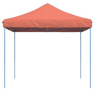 Skládací party stan pop-up terakota 292 x 292 x 315 cm