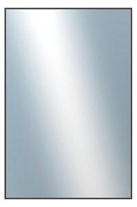 DANTIK - Zarámované zrcadlo - rozměr s rámem cca 80x120 cm z lišty Hliník černá | P22-021 (7022021)