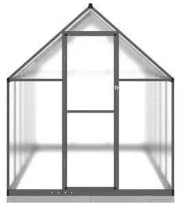 Skleník s podkladovým rámem antracitový 334x169x202 cm hliník