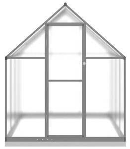 Skleník s podkladovým rámem antracitový 224x169x202 cm hliník