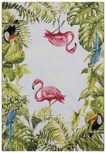 Hans Home | Kusový koberec Flair 105616 Tropical Birds Multicolored – na ven i na doma - 200x285
