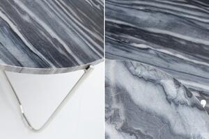 Příruční stolek NOBL – šedá, stříbrná