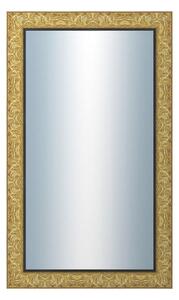 DANTIK - Zarámované zrcadlo - rozměr s rámem cca 60x100 cm z lišty PRAHA zlatá (2752)