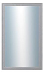 DANTIK - Zarámované zrcadlo - rozměr s rámem cca 60x100 cm z lišty STEP šedá (3019)