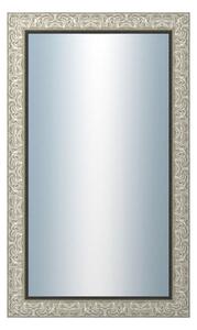 DANTIK - Zarámované zrcadlo - rozměr s rámem cca 60x100 cm z lišty PRAHA stříbrná (2751)