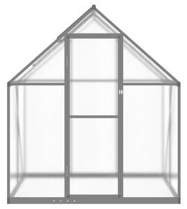 Skleník s podkladovým rámem antracitový 169x114x195 cm hliník