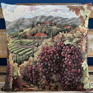 Tegatex Gobelínový povlak na polštář - vinice 42*42 cm